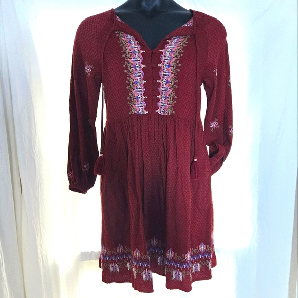 Knox Rose Dresses & Skirts - Adorable Peasant Dress EUC